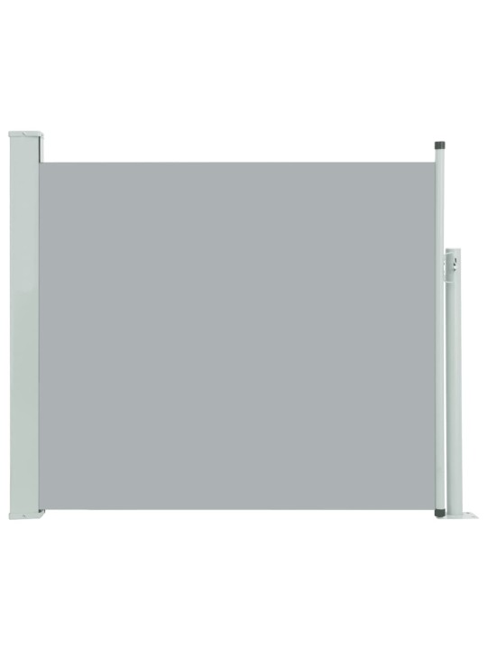 Zatahovací boční markýza/zástěna na terasu 100 x 300 cm šedá