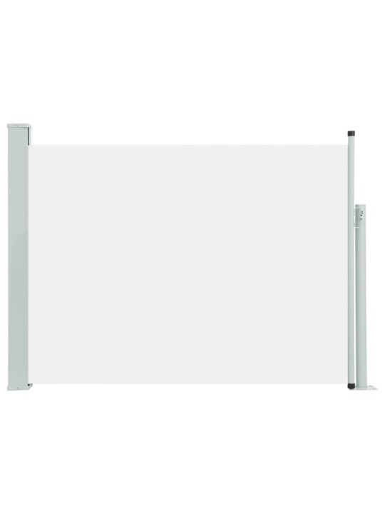 Zatahovací boční markýza/zástěna na terasu 120 x 500 cm krémová