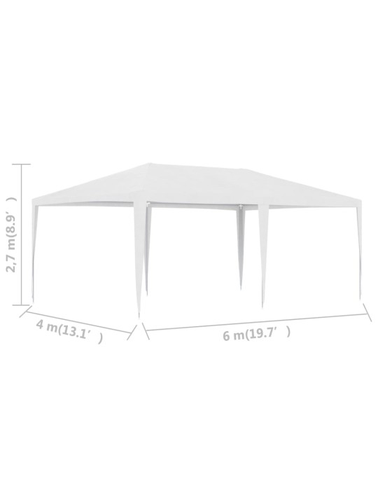 Party stan 4 x 6 m bílý