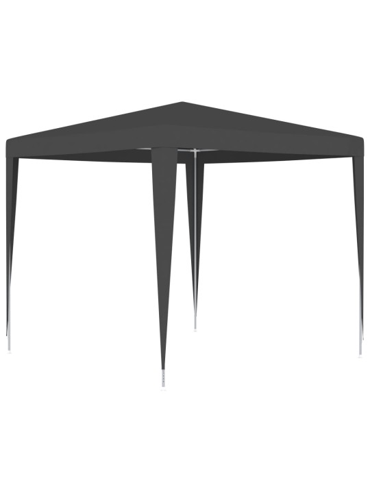 Profesionální party stan 2,5 x 2,5 m antracitový 90 g/m²