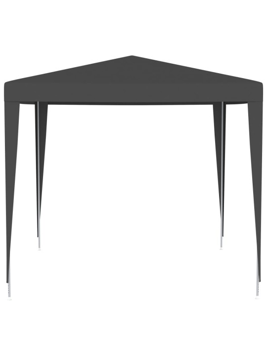 Profesionální party stan 2,5 x 2,5 m antracitový 90 g/m²