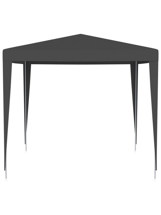 Profesionální party stan 2,5 x 2,5 m antracitový 90 g/m²