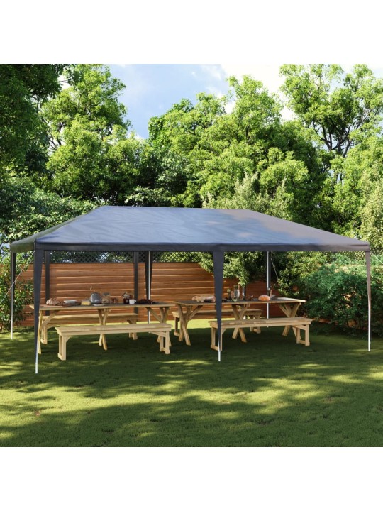 Profesionální party stan 4 x 6 m antracitový 90 g/m²