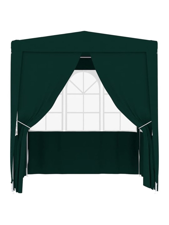 Profi party stan s bočnicemi 2,5 x 2,5 m zelený 90 g/m²