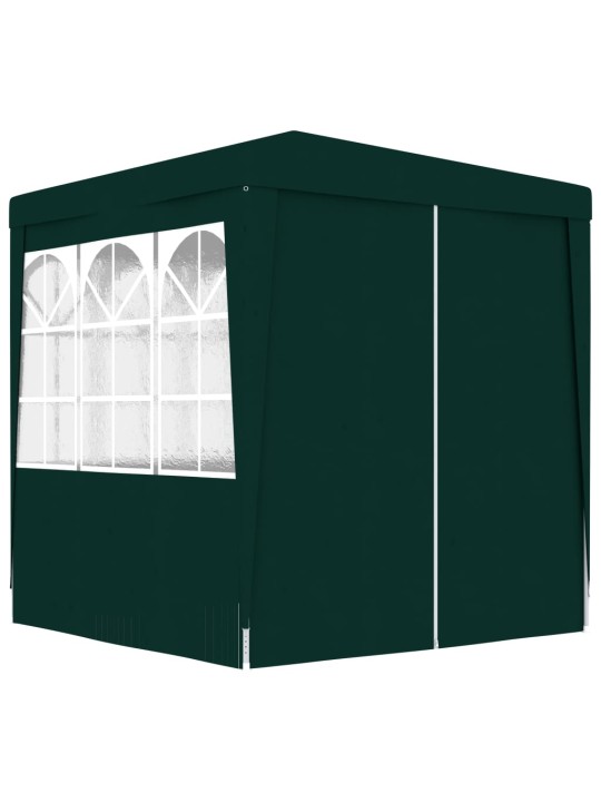 Profi party stan s bočnicemi 2,5 x 2,5 m zelený 90 g/m²