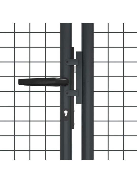 Pletivová zahradní brána pozinkovaná ocel 400 x 175 cm šedá