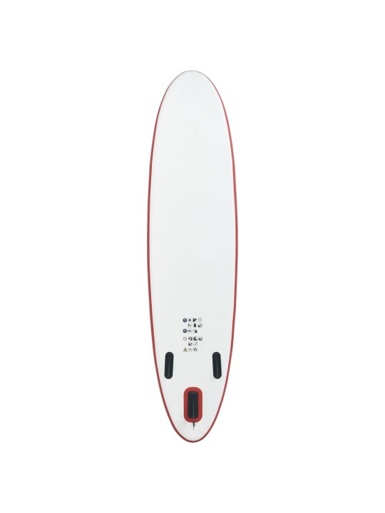SUP paddleboard s příslušenstvím nafukovací červenobílý
