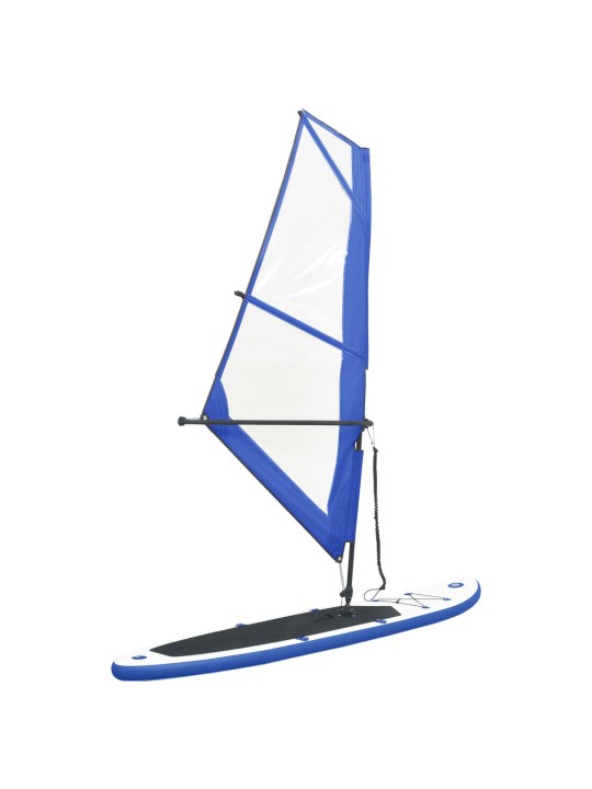 Nafukovací Stand Up Paddleboard s plachtou modro-bílý