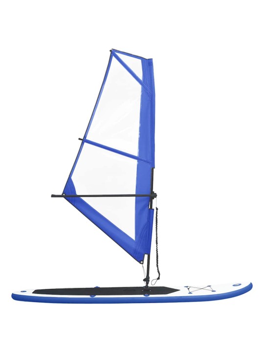 Nafukovací Stand Up Paddleboard s plachtou modro-bílý
