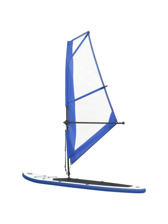 Nafukovací Stand Up Paddleboard s plachtou modro-bílý