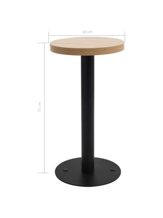 Bistro stolek světle hnědý 40 cm MDF