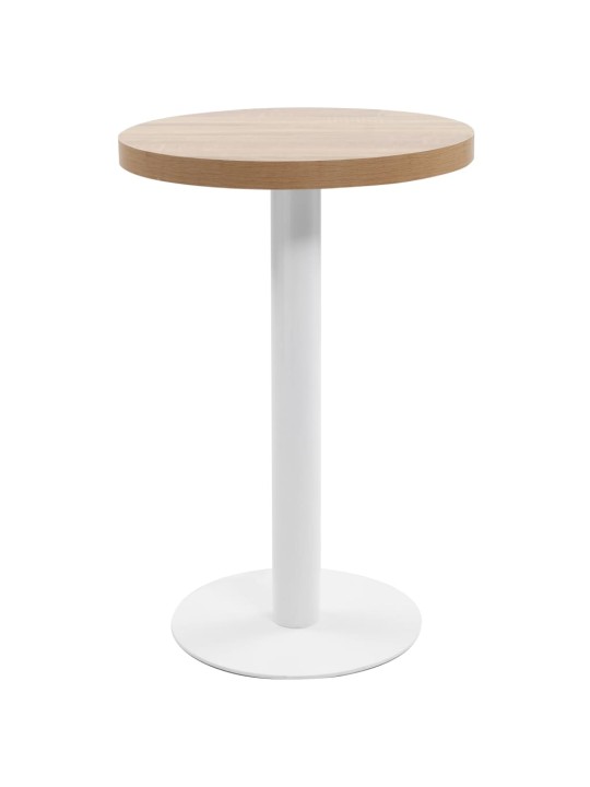Bistro stolek světle hnědý 50 cm MDF