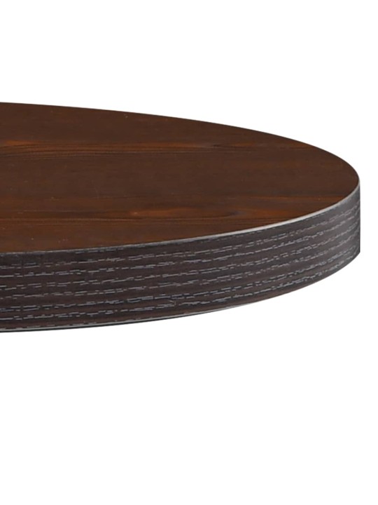 Bistro stolek tmavě hnědý 50 cm MDF