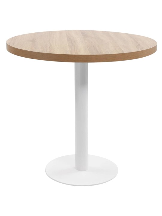 Bistro stolek světle hnědý 80 cm MDF