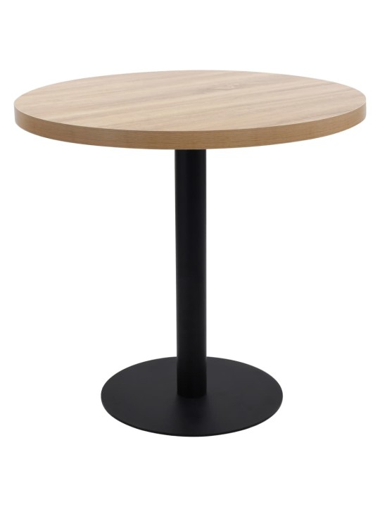 Bistro stolek světle hnědý 80 cm MDF