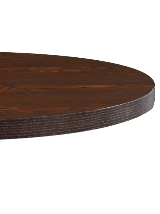 Bistro stolek tmavě hnědý 80 cm MDF