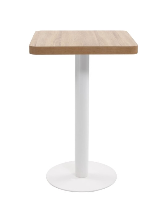 Bistro stolek světle hnědý 50 x 50 cm MDF