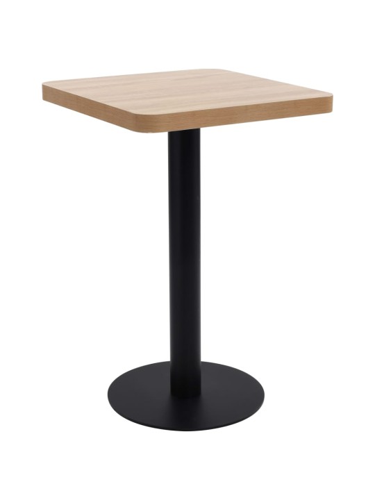 Bistro stolek světle hnědý 50 x 50 cm MDF