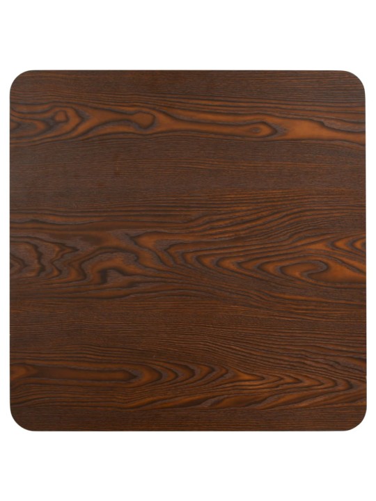 Bistro stolek tmavě hnědý 50 x 50 cm MDF