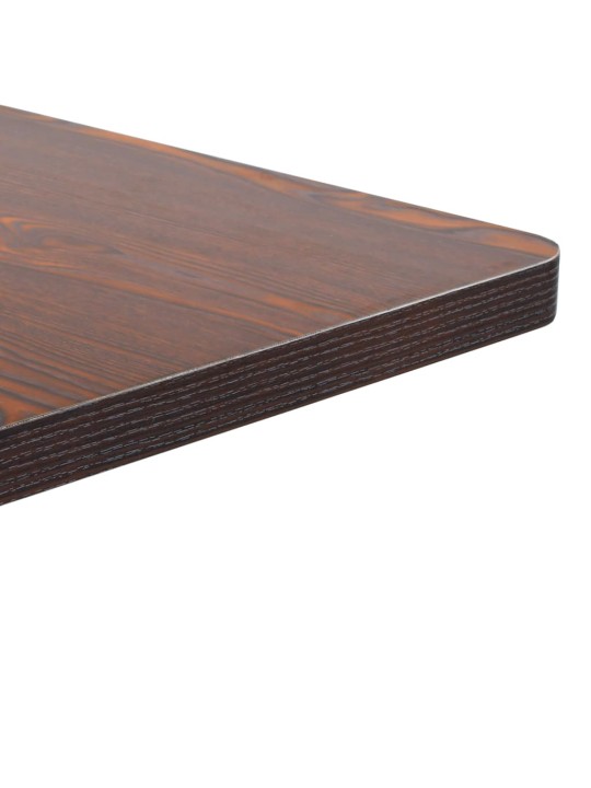 Bistro stolek tmavě hnědý 60 x 60 cm MDF