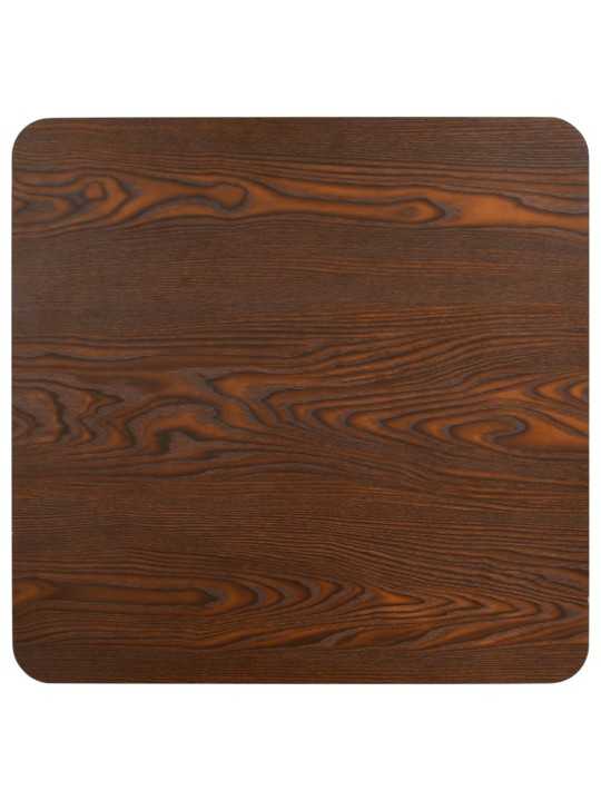 Bistro stolek tmavě hnědý 60 x 60 cm MDF