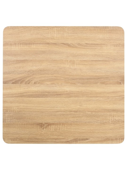 Bistro stolek světle hnědý 80 x 80 cm MDF