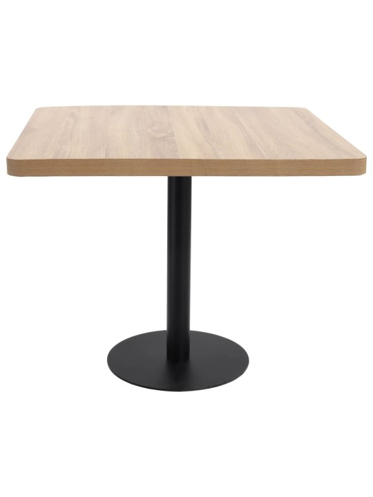 Bistro stolek světle hnědý 80 x 80 cm MDF