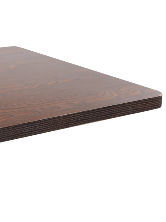 Bistro stolek tmavě hnědý 80 x 80 cm MDF