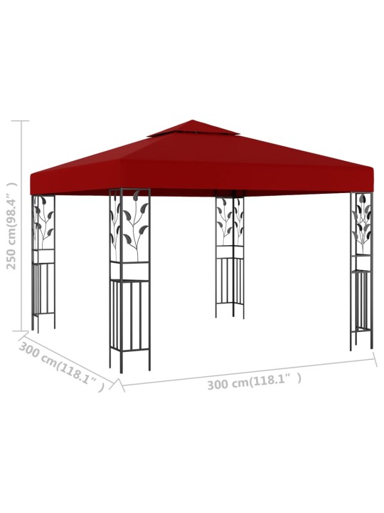 Altán 3 x 3 m vínový