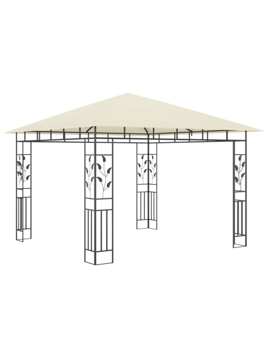 Altán s moskytiérou 3 x 3 x 2,73 m krémový 180 g/m²