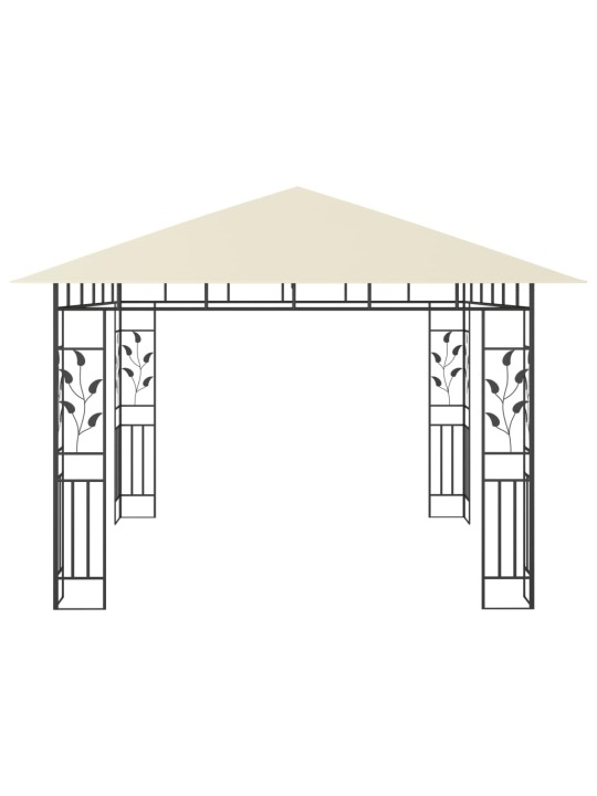 Altán s moskytiérou 3 x 3 x 2,73 m krémový 180 g/m²