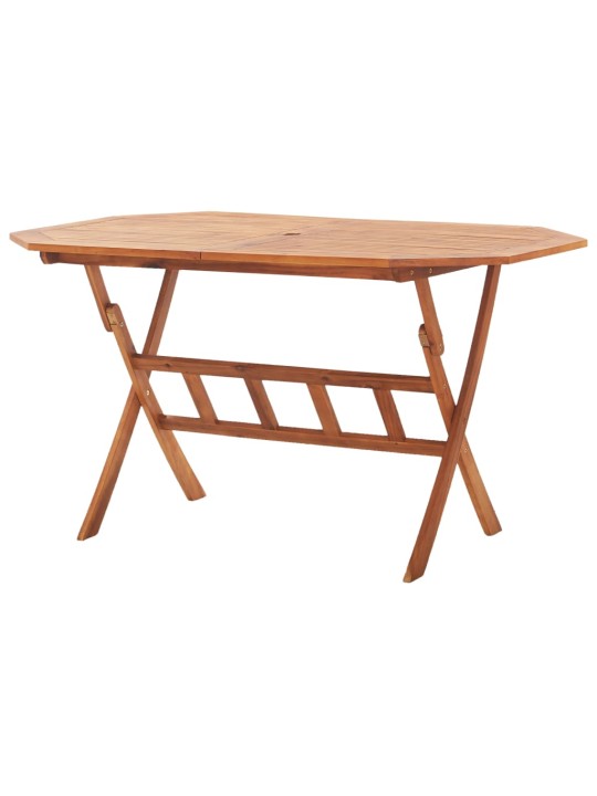 Skládací zahradní stůl 135 x 85 x 75 cm masivní akáciové dřevo