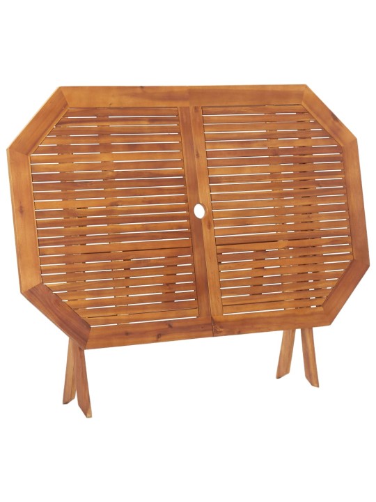 Skládací zahradní stůl 135 x 85 x 75 cm masivní akáciové dřevo