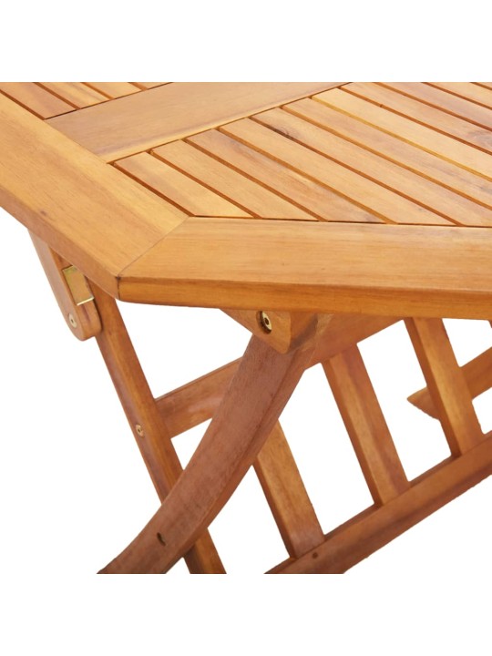 Skládací zahradní stůl 135 x 85 x 75 cm masivní akáciové dřevo