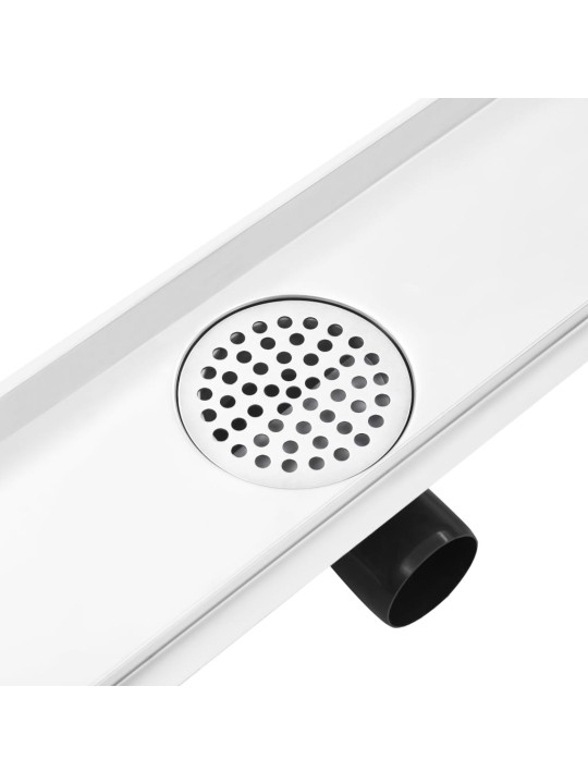 Sprchový žlab s krytem 2 v 1 93 x 14 cm nerezová ocel