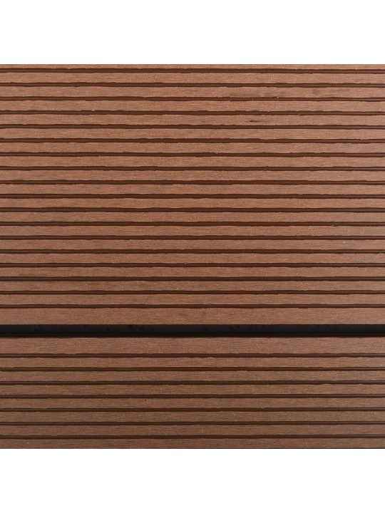 Zahradní sprchová vanička WPC nerezová ocel 110 x 62 cm hnědá
