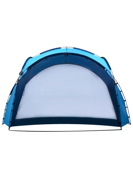 Party stan s LED světly 4 boční stěny 3,6 x 3,6 x 2,3 m modrý