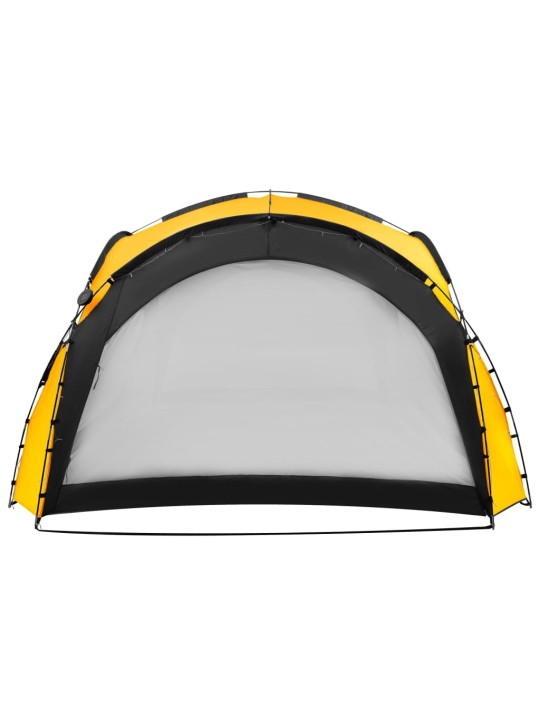 Party stan s LED světly 4 boční stěny 3,6 x 3,6 x 2,3 m žlutý
