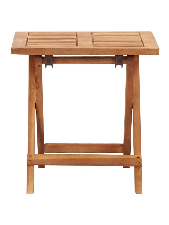 Skládací zahradní konferenční stolek 40x40x40 cm masivní akácie