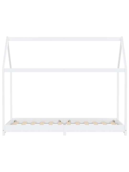 Rám dětské postele bílý masivní borové dřevo 90 x 200 cm