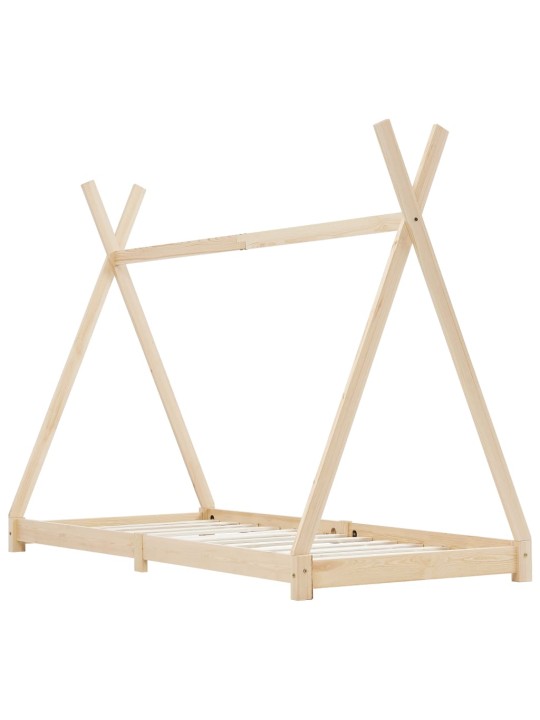 Rám dětské postele masivní borové dřevo 90 x 200 cm