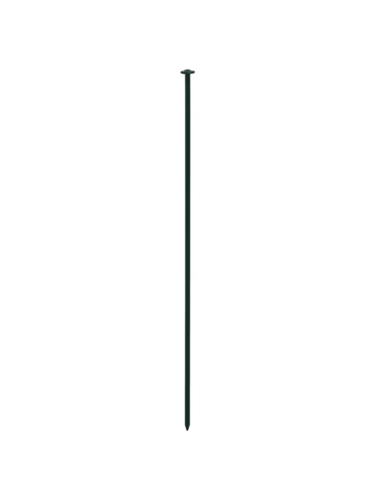 Obloukový zahradní plot 77,3 x 26 cm zelený