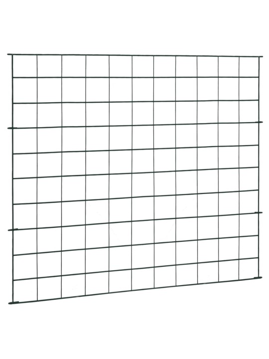 Zahradní plot 77,5 x 64 cm zelený