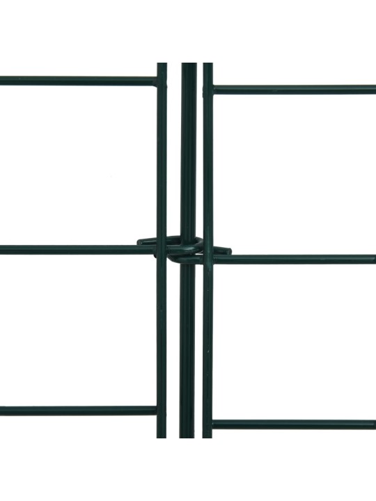 Zahradní plot 77,5 x 64 cm zelený