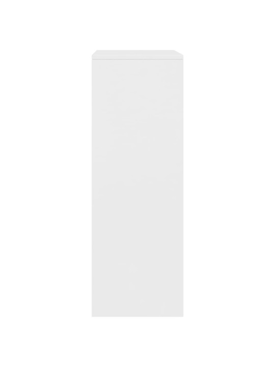 Příborník se 6 zásuvkami bílý 50 x 34 x 96 cm kompozitní dřevo