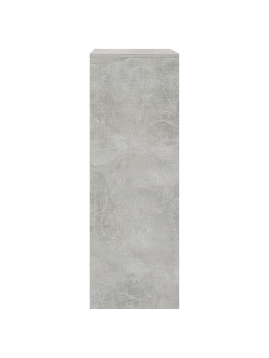 Příborník se 6 zásuvkami betonově šedý 50 x 34 x 96 cm kompozit