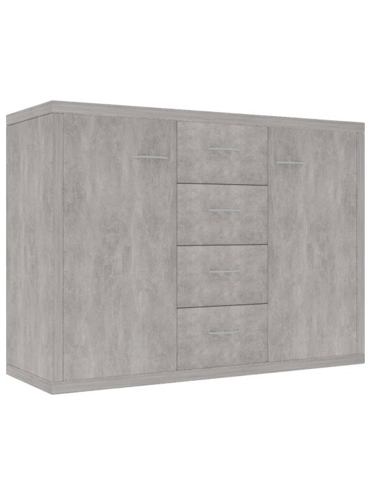 Příborník betonově šedý 88 x 30 x 65 cm kompozitní dřevo