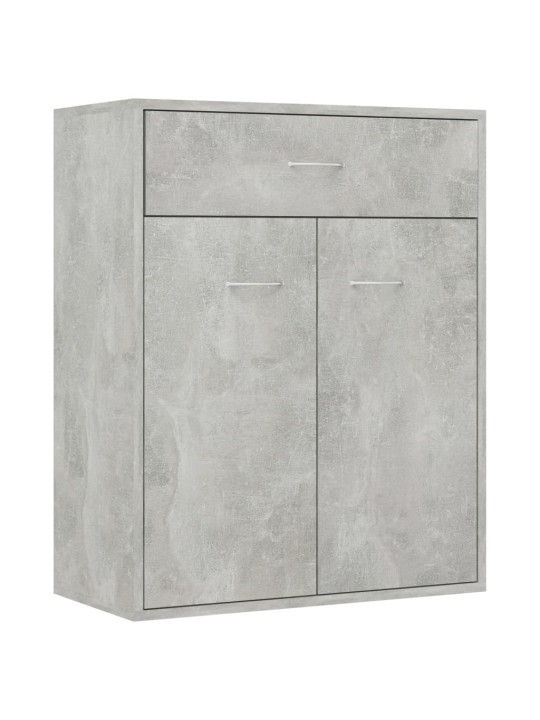 Příborník betonově šedý 60 x 30 x 75 cm kompozitní dřevo