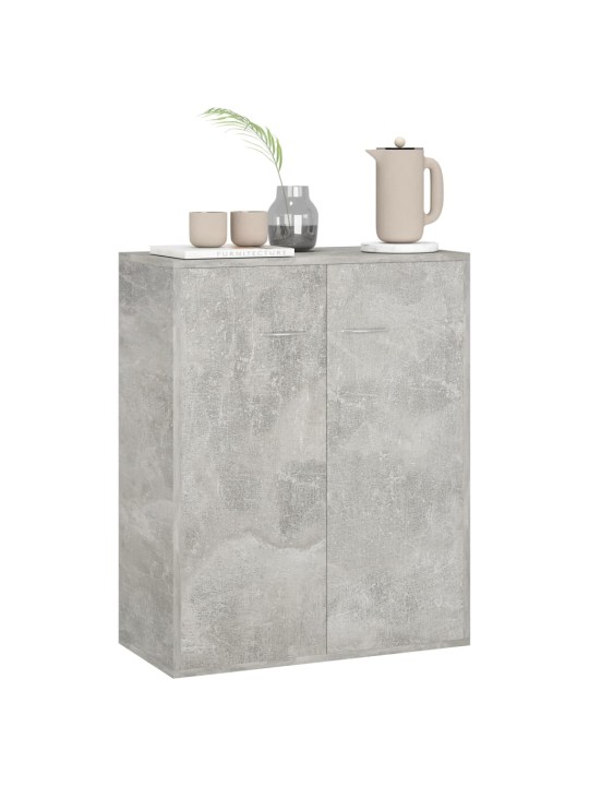 Příborník betonově šedý 60 x 30 x 75 cm kompozitní dřevo