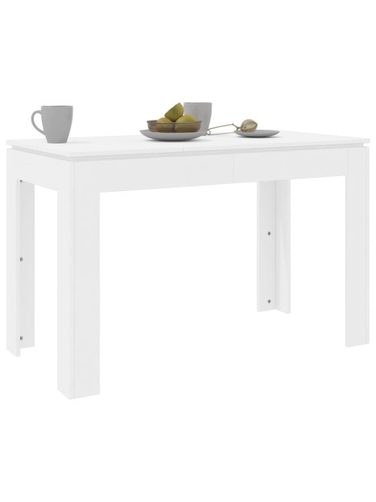 Jídelní stůl bílý 120 x 60 x 76 cm kompozitní dřevo